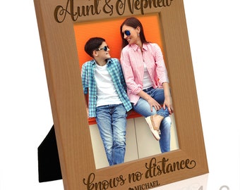 Zauly Cornice portafoto in legno con scritta in inglese Love Between