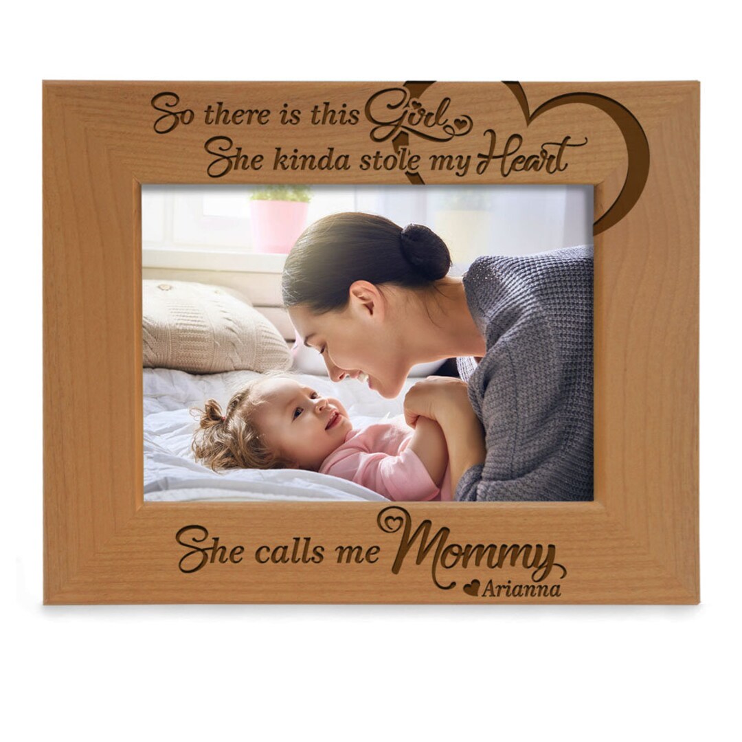 JioJio Chan Mommy And Me Bilderrahmen 10,2x15,2 Cm – Muttertagsgeschenk Mit Spruch, Für Wand Oder Schreibtisch