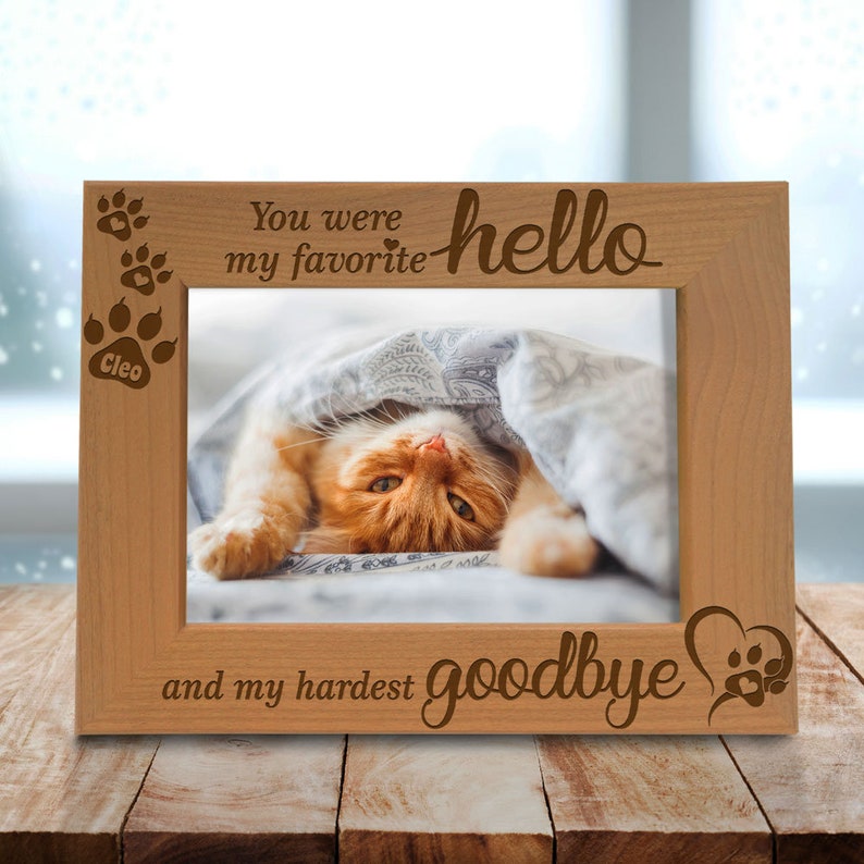 PERSONALIZED - You Were My Favorite Hello and My Hardest Goodbye ...