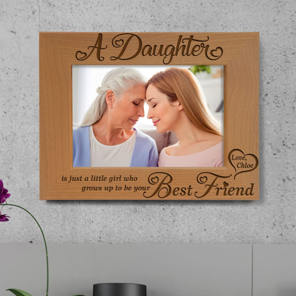 PERSONALIZED - A Daughter is a Little Girl Best Friend. Cute Picture ...