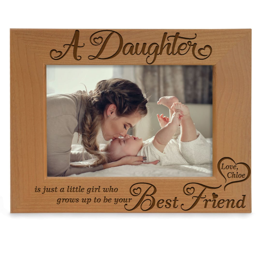 PERSONALIZED - A Daughter is a Little Girl Best Friend. Cute Picture ...