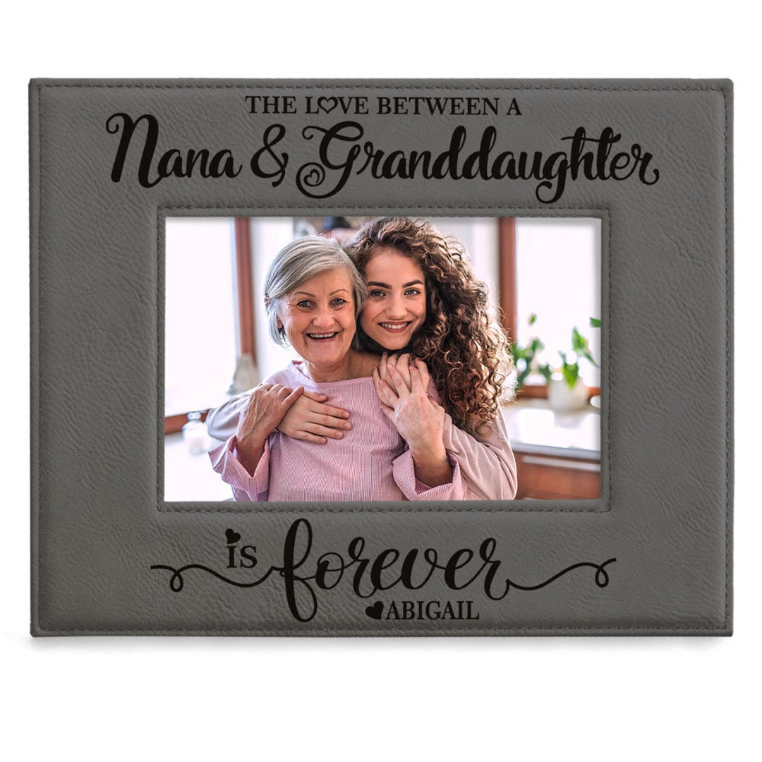 NEWLIGHTURE Personalized Christmas Grandma Gifts, Family Tree Frame Gift  for Grandparents Nana, Grandchild, Grandkid, Nana, Mimi Option