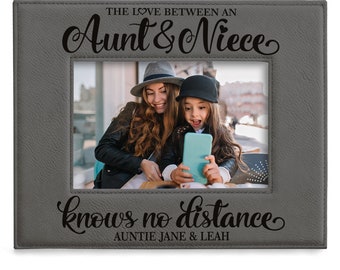 Engraved Frames Aunt And Niece Photo Frame Personalized-the Love