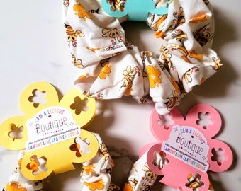 Bee design Scrunchies gift for everyone Bee scrunchie for bee lover