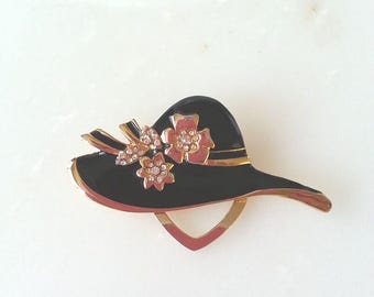 Vintage Gold Tone Metal Hair Clip