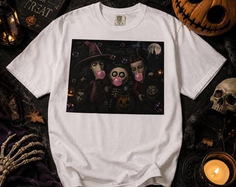 Camiseta inspirada en Pesadilla antes de Navidad / Camiseta de Halloween Town Bubblegum / Camiseta para fans de Lock Shock Barrel / Camiseta de Halloween de Comfort Colors