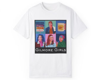 Gilmore Girls, Rory, Lorelai, Luke, Luke's Diner, Stars Hallow, Unisex Garment-Dyed T-shirt