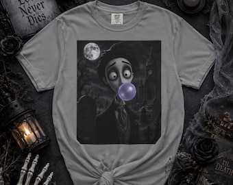 Camiseta de Victor Bubblegum, camiseta de romance gótico, ropa inspirada en películas de terror.