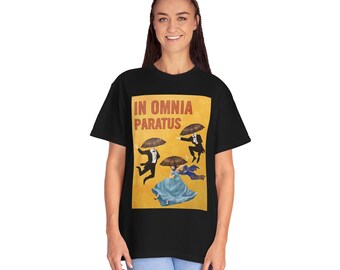 In Omnia Paratus, Gilmore girls, Logan, Rory, Unisex Garment-Dyed T-shirt