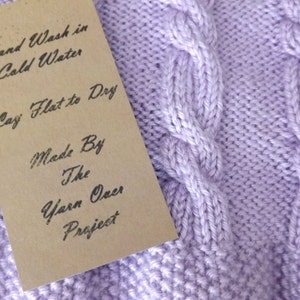 PATTERN - Knit Crib Blanket Pattern - Pattern for Knitted Baby Blanket - Knit Keepsake Baby Blanket Pattern