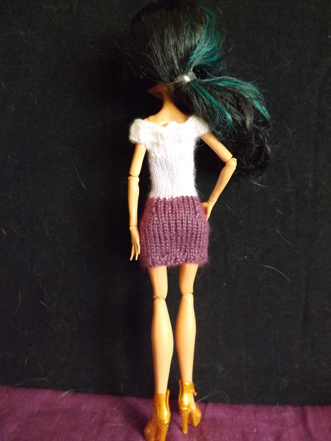 PATTERN Knitted Monster High Doll Clothes Monster High Etsy