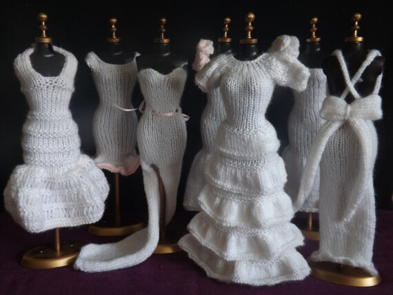 knitted barbie clothes