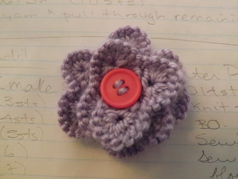 PATTERNS Knitted Flowers Flower Patterns Knitted Flower Patterns Knit Flower Etsy