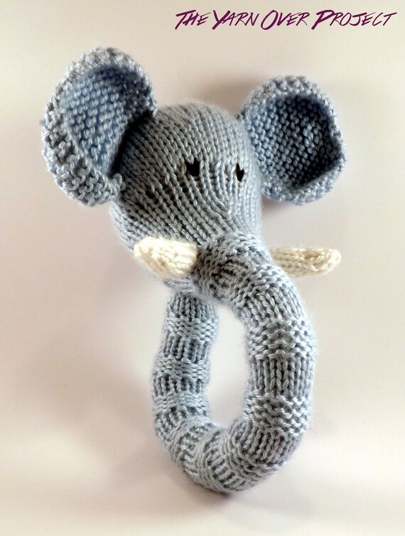 knitted baby rattles
