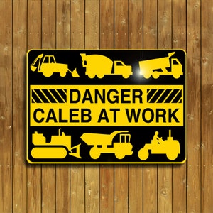 Personalized Construction sign
