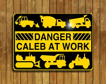 Personalized Construction sign