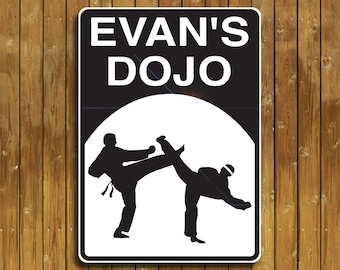 Personalized Karate sign
