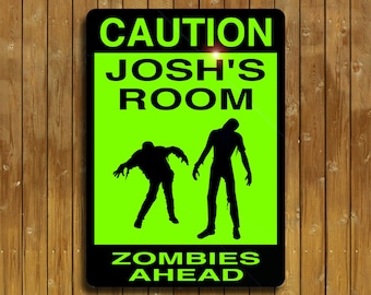 Personalized Zombie sign