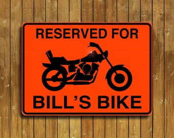 Personalized Motorcycle sign