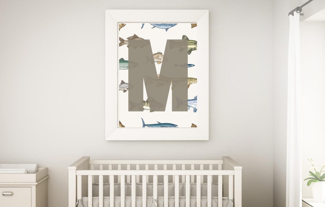 Custom Nursery Wall Decor, Custom Nursery or Kids Room Name Letter - Etsy