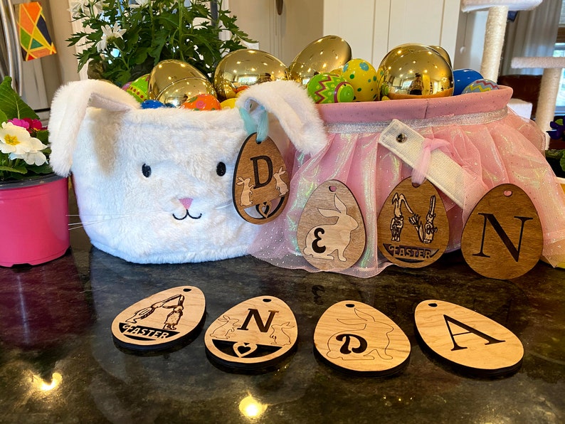 Custom Easter Tag Personalized Easter Basket Tag Personalized Easter Basket Custom Easter Tag Easter Gift Easter Name Tag