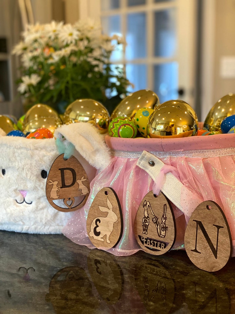 Custom Easter Tag Personalized Easter Basket Tag Personalized Easter Basket Custom Easter Tag Easter Gift Easter Name Tag