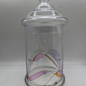 MCM Artland Helios Art Glass Apothecary Jar Vintage
