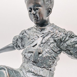Austin Productions Soccer Player Sculpture Entitled &quot;Soccer Moves&quot; 11.5&quot; Tall
