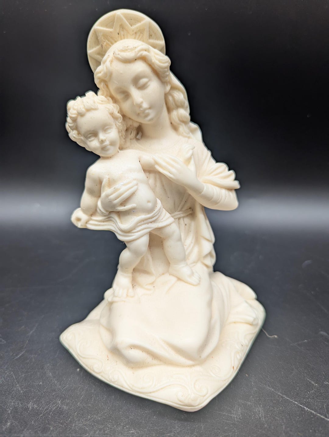 Vintage Bianchi Madonna and Child Figurine – Made in Italy