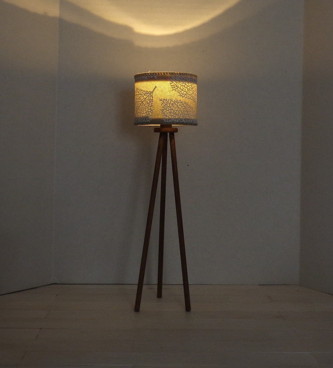 1/6 Scale Dollhouse Floor Lamp With Tea Light Included. White Etsy