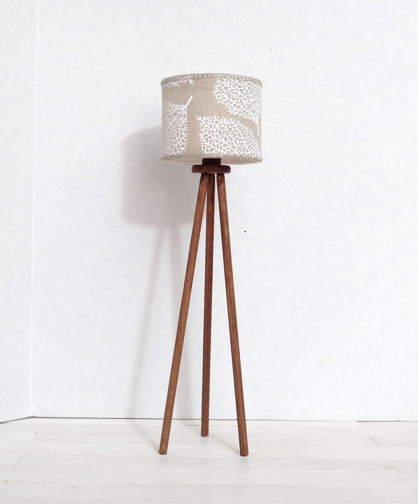 1/6 Scale Dollhouse Floor Lamp With Tea Light Included. White Etsy