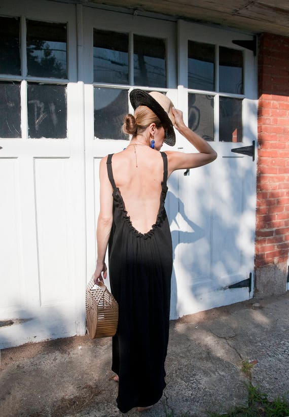 covering a backless dress