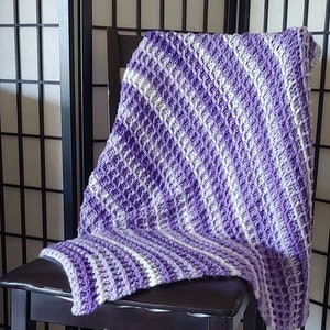 Crochet Waffle Stitch Blanket