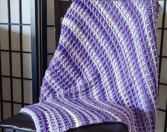 Crochet Waffle Stitch Blanket