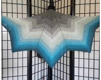 Crochet Winged Shawl - Elsa