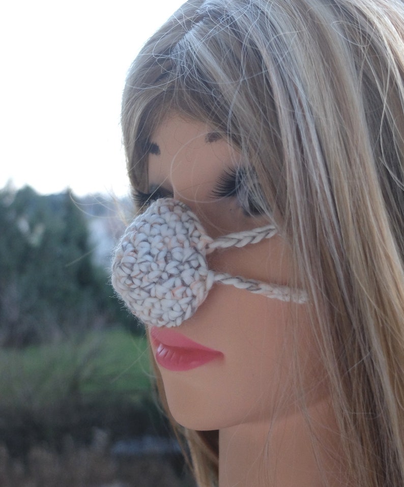 Unisex Nose Warmer Ecru Nose Cap Nose Protector Cold Nose Etsy