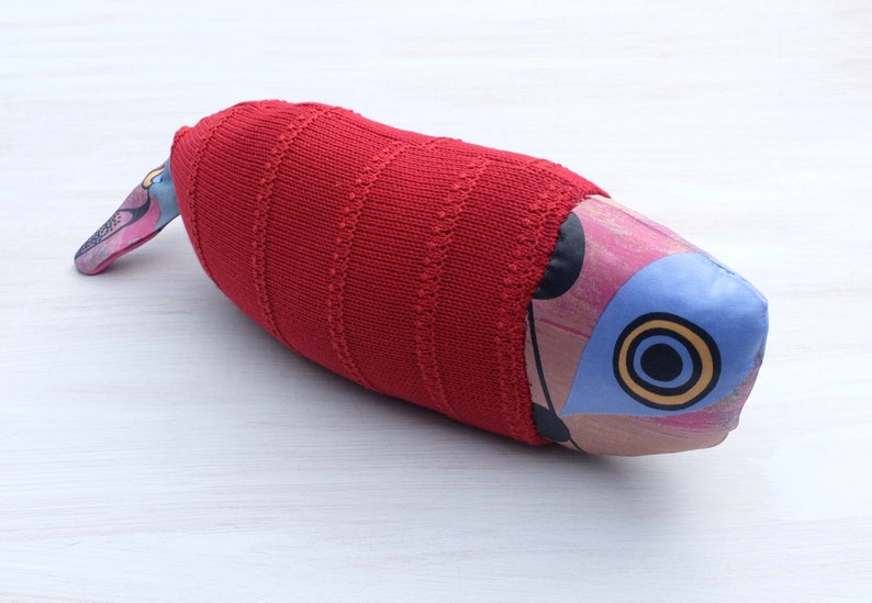 Decorative Pillow Fish Pillow Nautical Pillow Travel Pillow Etsy