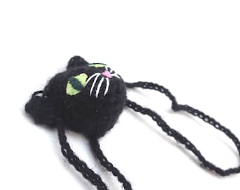 Black Cat Nose Warmer, Animal Nose Cozy, Winter Gift, For Animal Lovers, Winter Sports, For Boyfriend, For Girlfriend