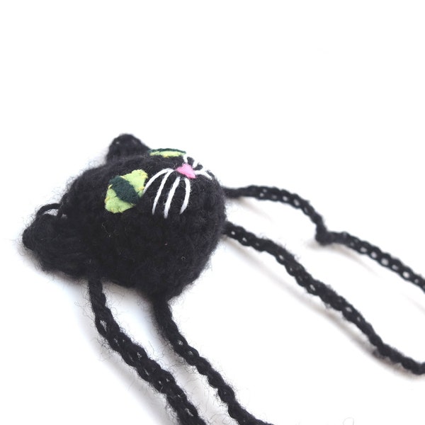 Black Cat Nose Warmer, Animal Nose Cozy, Winter Gift, For Animal Lovers, Winter Sports, For Boyfriend, For Girlfriend