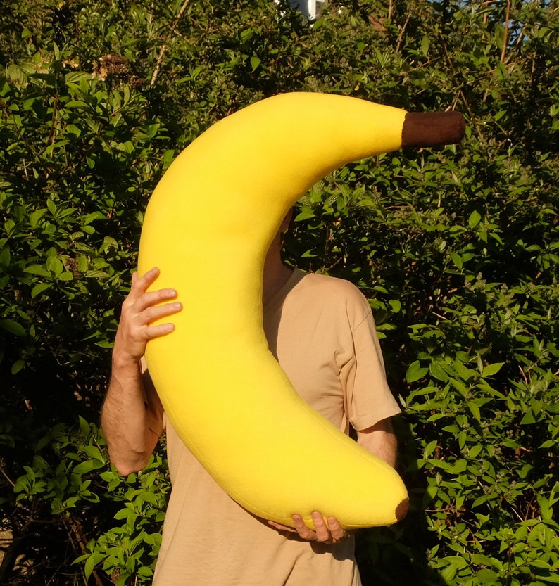Fleece Banana Pillow Giant Stuffed Banana Gift for Baby Etsy