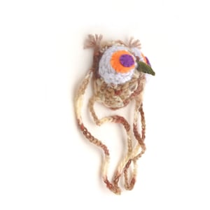 Crochet Owl Nose Warmer, Bird Nose Heater, Gift for Teacher, Outdoor Actitivies, School Mascot, Funny Nose Scarf, For Ornithologist