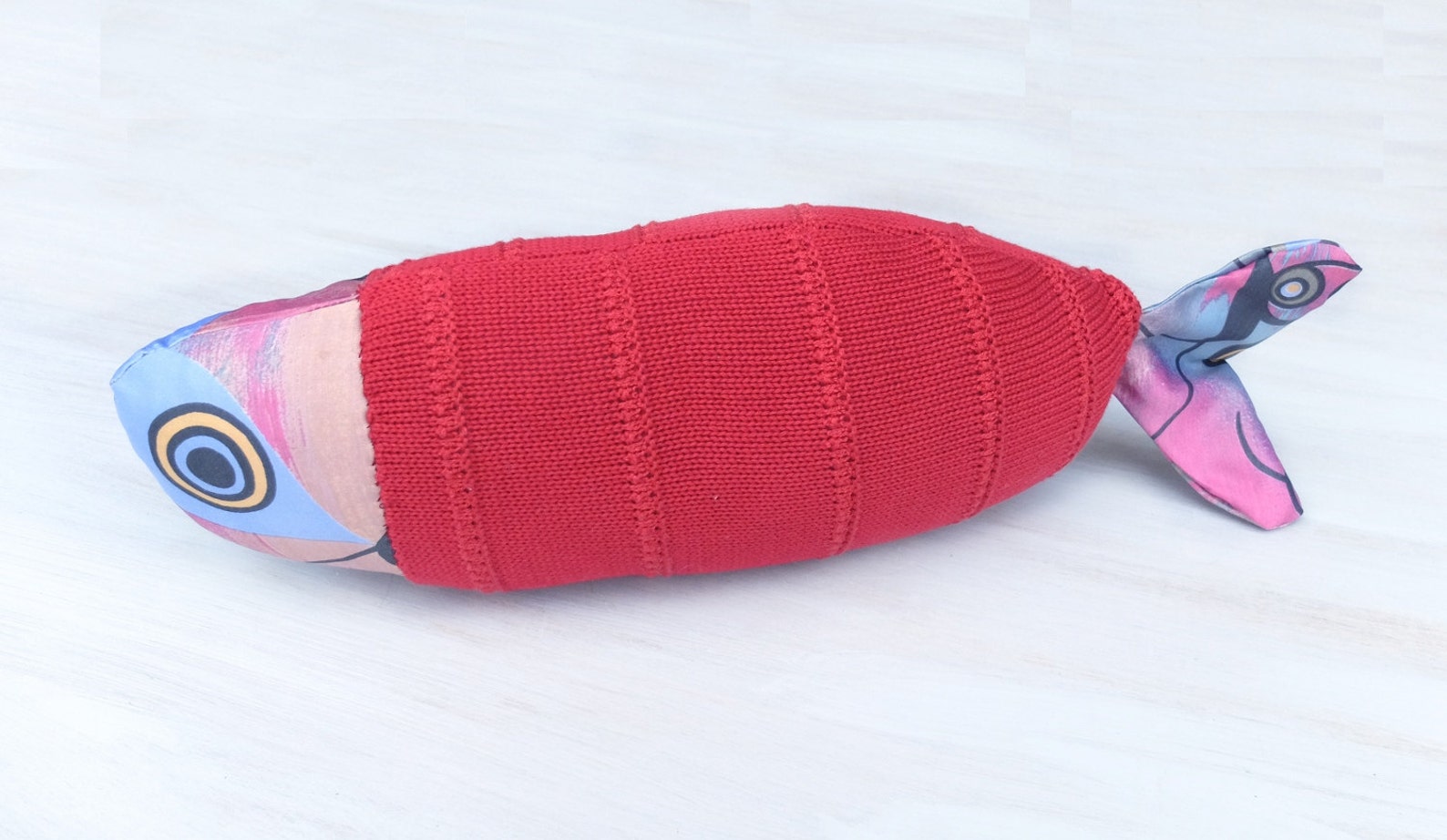 Decorative Pillow Fish Pillow Nautical Pillow Travel Pillow Etsy