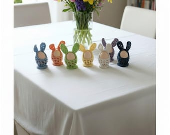 Bunny Egg Holder, Easter Crochet