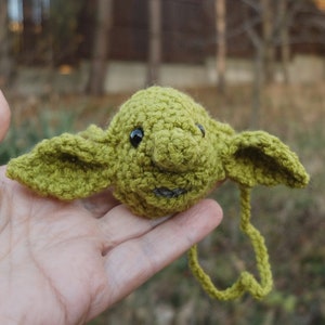 Crochet Goblin, Soft Nose Warmer, Orc Face Heater, Fairy Christmas Gift, For Fantasy Lover, Troll Nose Hat, Green Alien Nosie, Florfanka