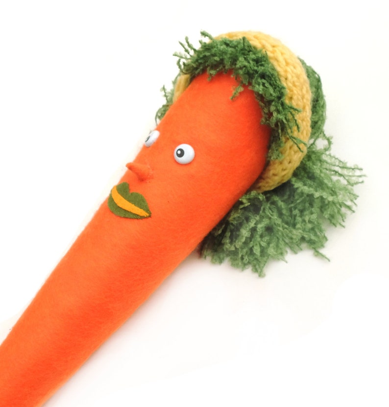 Felt Carrot Cuddly Funny Vegetable Soft Toy Carrot Plush Etsy 