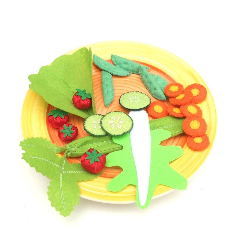 Almuerzo Vegetariano Cena sin Carne Juguete de Cocina | Etsy