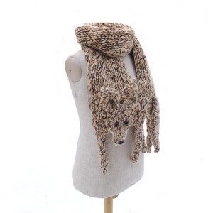 Coyote animal bufanda lobo cuello blanco - España