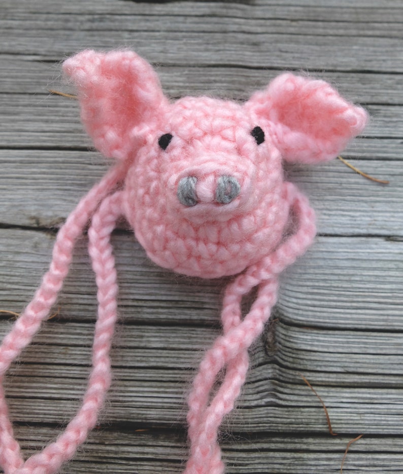 Piggy Nose Warmer Pink Pig Costume Fun Pig Mask Animal Nose | Etsy