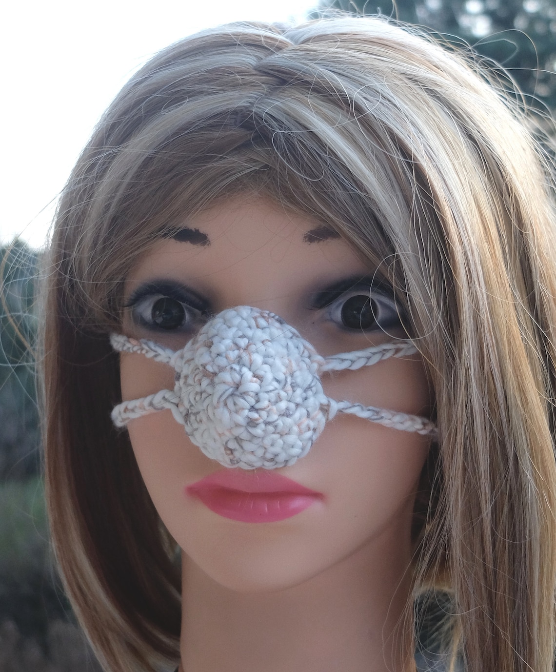 Unisex Nose Warmer Ecru Nose Cap Nose Protector Cold Nose Etsy