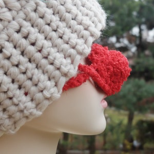 Fluffy Nose Warmer, Red Nose Hat, Crochet Face Cover, Nose Protector, Winter Gift, Funny Winter, For Cold Days, Joke Gadget, Florfanka